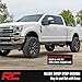 Rough Country Nerf Step Bars for Ford F-150/Lightning/F-250/F-350/Raptor (2015-2026) Crew Cab - Rugged Full Length Nerf Bars with Side Steps, Bolt-On Install