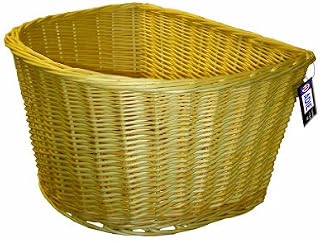 Adie D-Shape Front Basket - Beige, 18 inch
