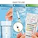 AAwipes Aquarium Ammonia Test Strips 8-in-1 |250 Strips Bag Packs| Quick & Accurate Water Testing Test pH, Carbonate, Alkalinity, Hardness, Chlorine, Nitrite, etc. (K02-250)