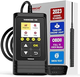 THINKCAR THINKOBD 100 Obd2 Code Reader, Universal OBDII Scanner Engine Fault Reader OBD2/ EOBD with Full OBDII Functions Automotive Car Diagnostic Tool for O2 Sensor/EVAP System/Smog Test