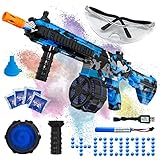 Electric Gel Ball Blaster, High Speed Automatic Splatter Ball Blaster with 40000+ Water Beads and Go