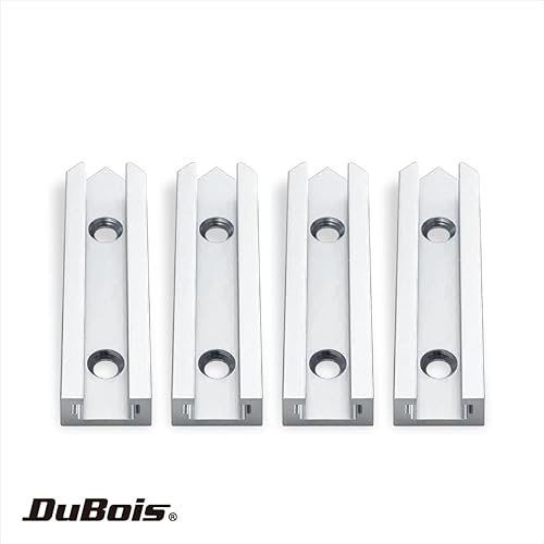 Miniatura 2 de DuBois 51016-P2 Kit de intersección de pista en T de 3 pulgadas con agujeros de montaje preperforados, 2 juegos, para pista en T universal,