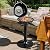 COSTWAY Electric BBQ Grill, Portable Grill with Metal Cooking Grilling Rack, Detachable Temperature Control & Removable Grease Collector, Outdoor Freestanding Grill for Camping &Tailgating (Black)