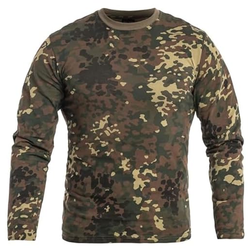 Mil-Tec Miltec T-Shirt À Manches Longues-11065021 à Longues BW Camo 902, taille S