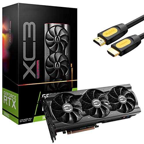 EVGA GeForce RTX 3080 搭載 XC3 ULTRA VR Ready GAMING グラフィックスボード10GB GDDR6X PCIe 4.0 サポートiCX3 Cooling ARGB LED 3x DisplayPort HDMI