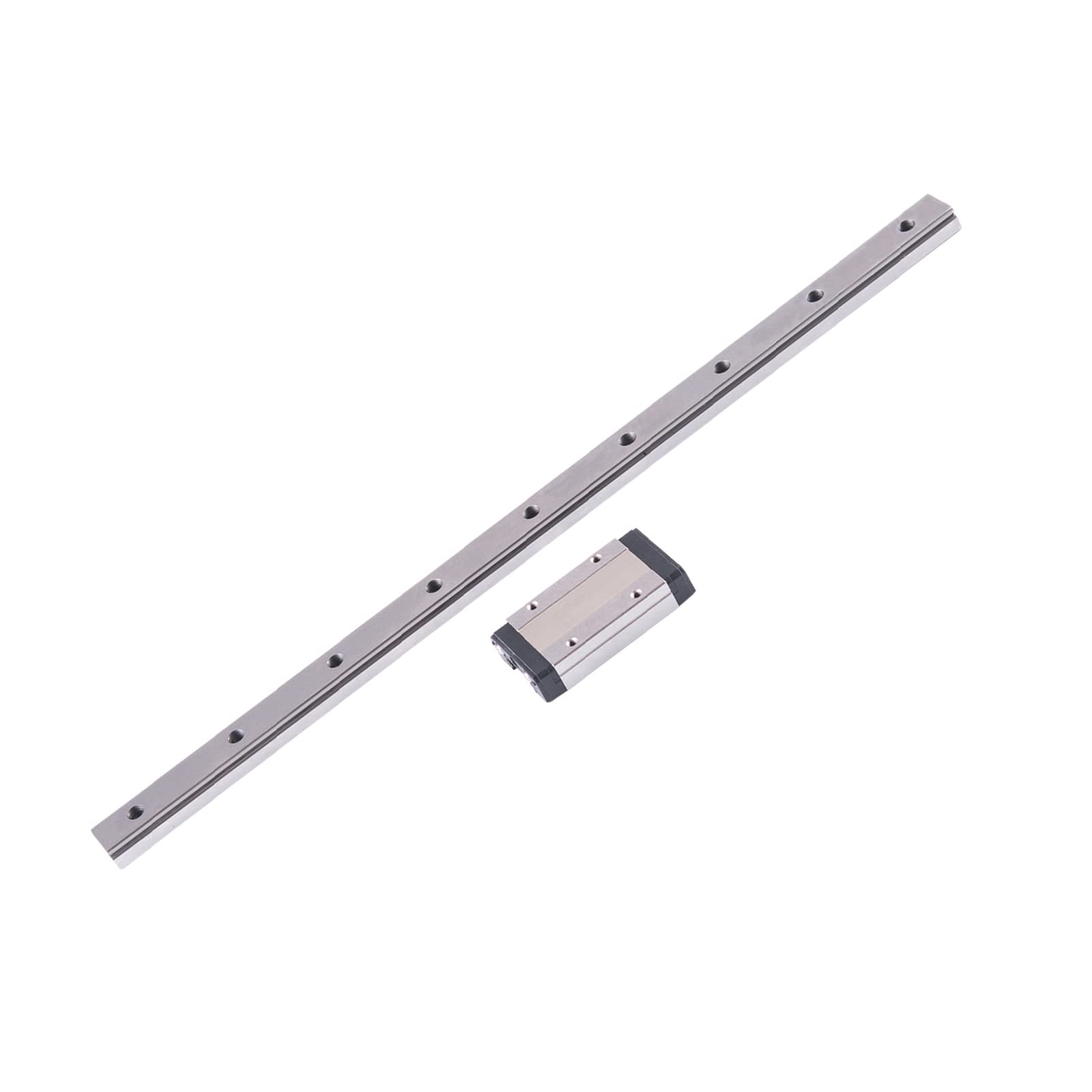 MGN15H 500mm Länge Mini Lagerstahl Linearführung Linearschiene Linearführungsschiene mit 1 Stück Hohe Präzision MGN15H Lager Gleitblock, für 3D-Drucker XY und CNC-Maschine