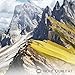 Novart Wandbilder Set AUFHÄNGFERTIG Natur Berge See Landschaft - Modern Deko Blau Grün - Wohnzimmer Schlafzimmer Flur N028363a