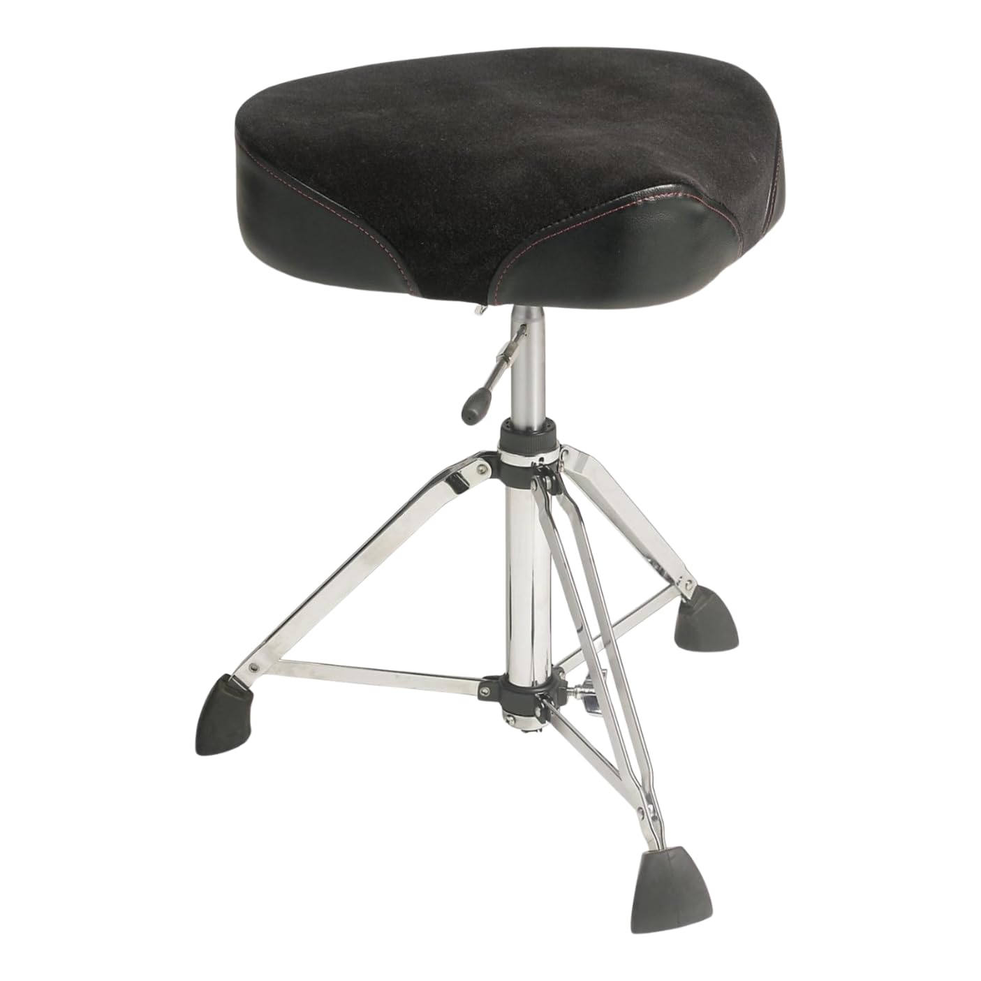 GIBRALTAR Taburete de Tambor, Taburete de Tambor Serie 9000 Moto Hydraulic Pro Series, 9808HM (Diámetro: 44cm, Base de Doble puntal, Ajuste de Altura hidráulico, pies de Goma 'Super Foot')