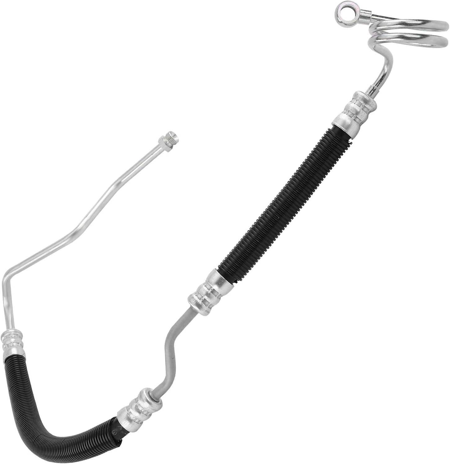 A-Premium Power Steering Pressure Hose Line Assembly Compatible with Audi A6 Quattro 2005-2011, 4.2L, To Rack