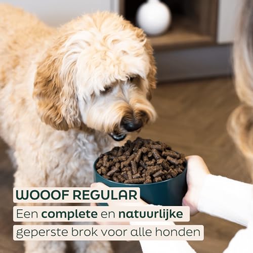 WOOOF regular 18KG - Geperst hondenvoer - Geperste hondenbrokken - Droogvoer - 18KG