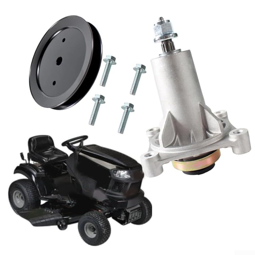 ACTIVLIFE - Conjunto de husillo para tractores Craftsman 917.288672 917.288673 917.288700, kit de repuesto de pieza de cubierta de cortacésped de metal para un rendimiento de corte suave