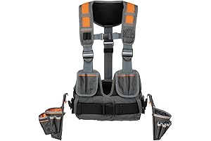 Klein Tools 55829MB Apprentice Tool Vest, Fully Adjustable, Padded Support