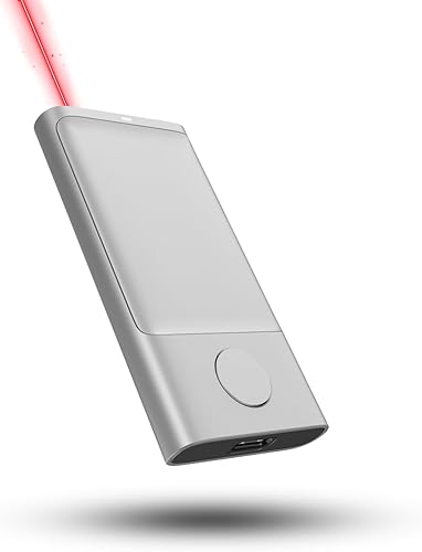 CheerTok - Ratón de presentación con Bluetooth Touchpad Air, control remoto inalámbrico de presentación con puntero láser rojo para iPad, iPhone,