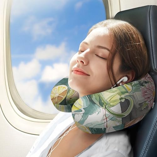 Almohada cervical de espuma viscoelástica tamaño único U miniatura 3