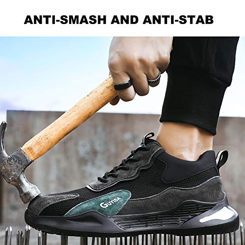 Veiligheidsschoen Werkschoenen Heren Dames Staal Toed Lichtgewicht Slip Bestendig 36-48 EU - Image 5