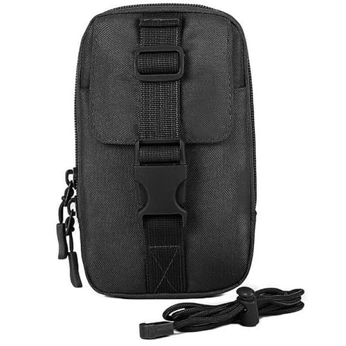 Sacoche banane extérieure compacte noire pour vos sessions airsoft et nature