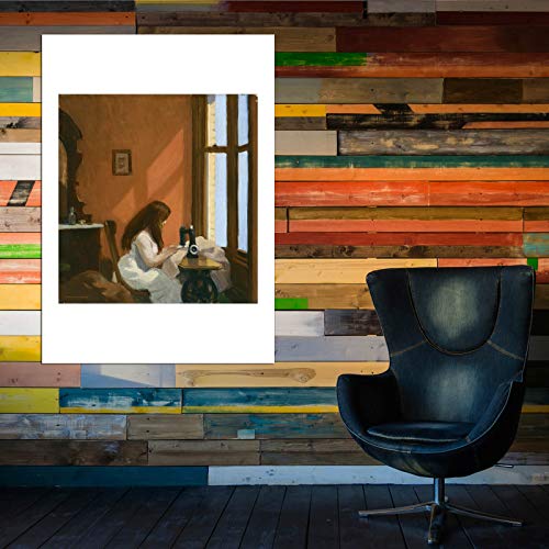 Fille à la machine à coudre Edward Hopper affiche XL cadre - 6