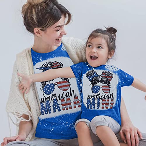 Image of Mommy and Me Matching Shirt Outfit Mama Mini Leopard Love Heart Tshirt Mom Daughter Family Matching Set Clothes