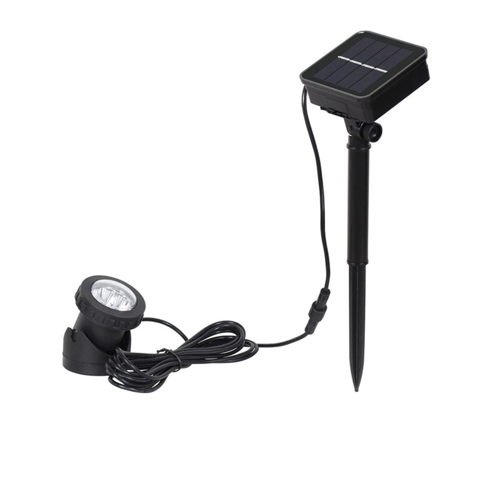 Lampada subacquea a LED RGB solare Faretto intercambiabile IP68 Luce spot impermeabile Piscina Fontana Stagno Acquario Impermeabili Sicure(2pcs RGB Lamp)