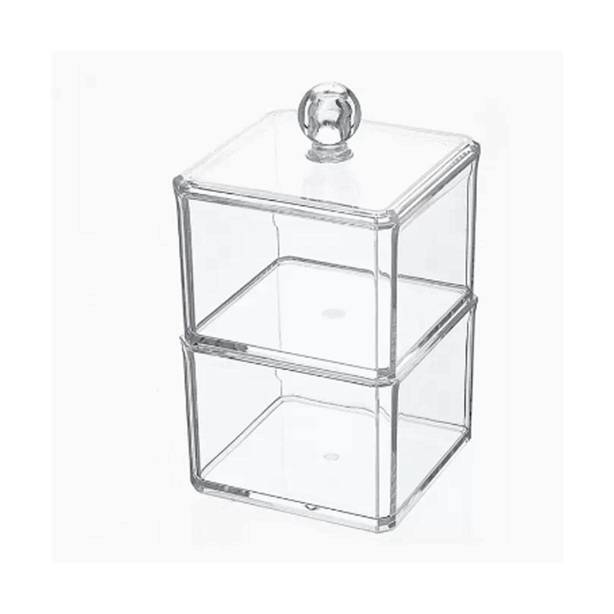 Wdwdw Style B Toothpicks Dispenser Toothpick Box Fashion Acrylic Holder Transparent Container Portable Container With Lid