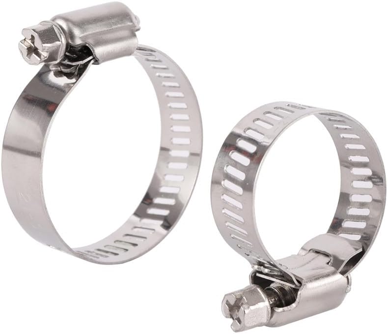 201 Stainless Steel Hoop Clamps 13-311mm,Heavy Duty Automotive Fuel Pipe Clamps,Spring Clip Hardware for Car/Truck Tube14,27mm
