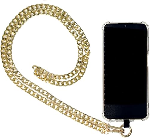 Labs Line Strap Gold Metal Lanyard Holder Phone Include Universal Connector with Gold Ring