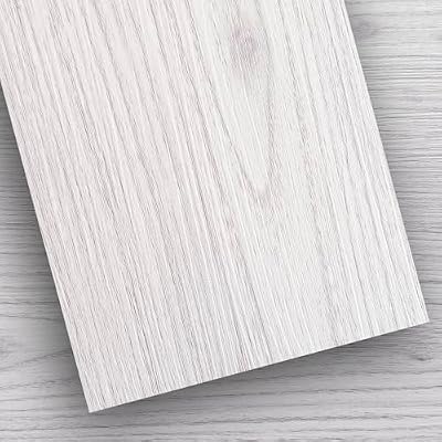 TIBBERS Suelo Vinílico Autoadhesivo, 12 Lamas de 15 x 91 cm (1,67 m²), PVC Impermeable y Recortable, Alta Adherencia, Imitación Madera, SMD006