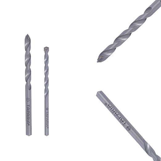 TAPARIA Flat Tip Plus Masonry Drill Bit Combo for Concrete Drilling (MD55100 (5.5x60x100 mm), MD7100 (7x55x100 mm) PACK OF 2)-Spiral Flute Type-Home, DIY, Professional Brick, Wall