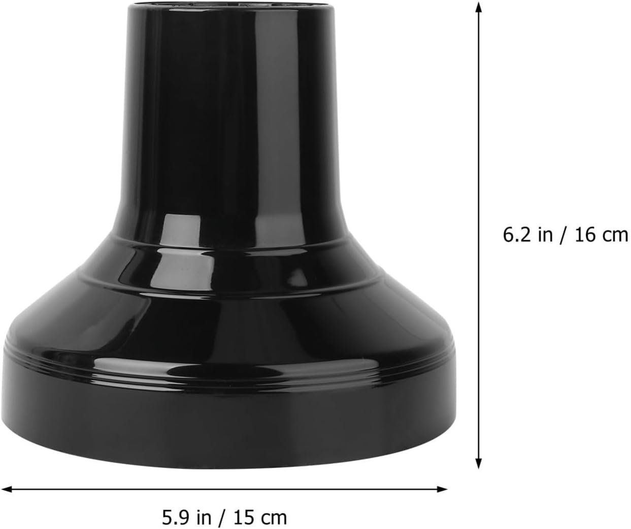 Hair Dryer Cover Black Abs Hairdressing Tool for Home Salon Use image 2