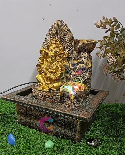 Image of Decorative Water Fountain for Home Decor, Office, Indoor & Outdoor, Garden, Puja Room, Vaastu, Reception, Spa, Gifting. (UR-050)