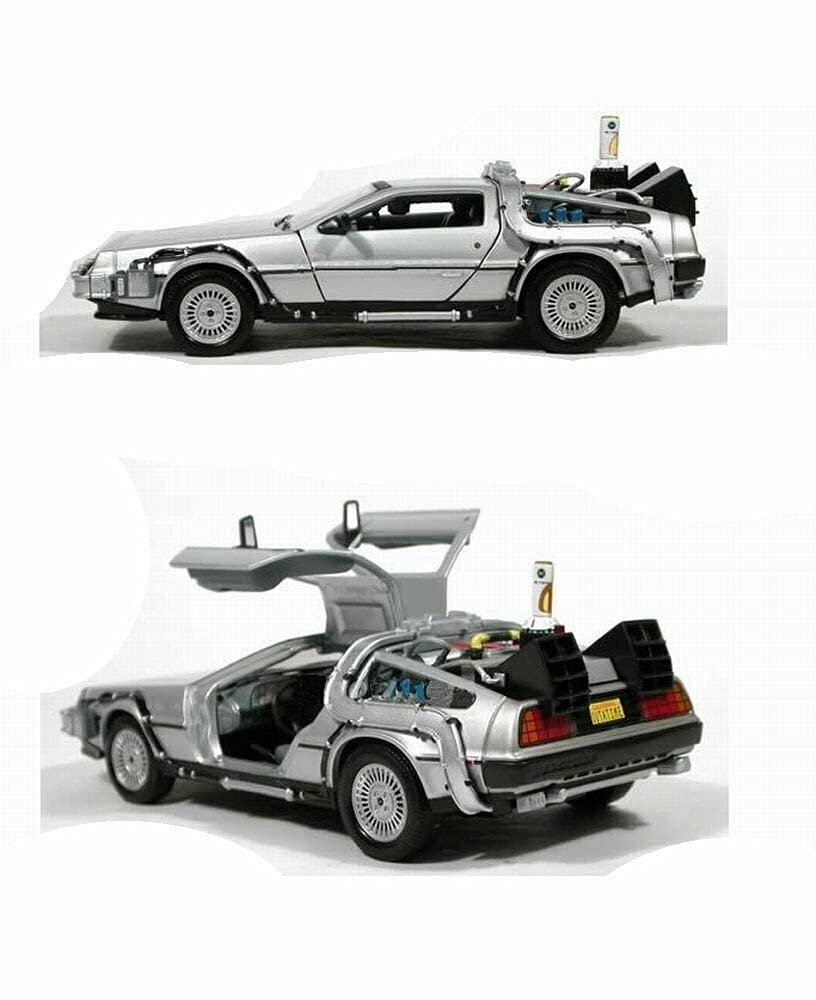 DELOREAN 2 Retour Vers le Futur II Lumineuse LED Avec Roues Pivotanes 1