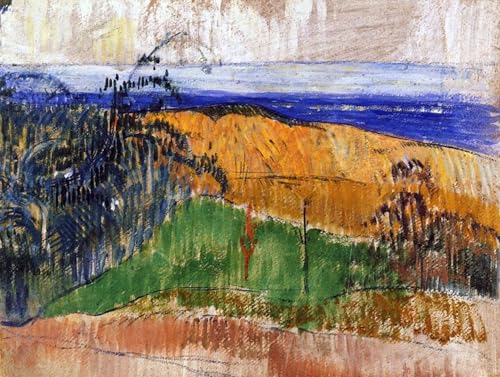 Tableaux Graffiti Art Mural Plage à Bellangenay Gauguin Impression 60x90cm