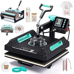 Specraft 5-in-1 Combo Heat Press, 1...