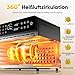 30L Heißluftfritteuse XXL Minibackofen mit LED-Touchscreen, Minibackofen mit Umluft mit 20 Programmen und Zwei Kochmodi, 1800W Heissluftfritteuse Air Fryer Oven ohne Öl, 8h Timer, Rezeptbuch,7 Anhänge