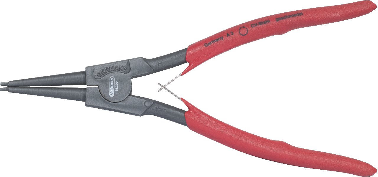 KS Tools Straight External Circlip Pliers, Clear, A3, 40-100 mm