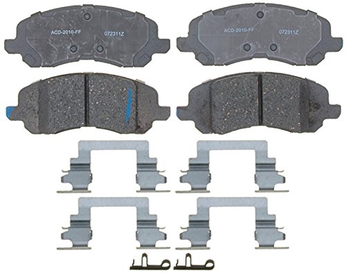 ACDelco Silver 14D1285CH (19255838) Ceramic Front Disc Brake Pad Set with Hardware