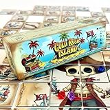 Lailus Gold Rush Island - Juegos de Mesa 5 6 7 8 Años - Juego Estrategia Pirata - Juego Piratas Niños - Regalo Niño 5 Años - Regalo Original Niños - Juego de Mesa Familiar Educativo - Juguete Piratas