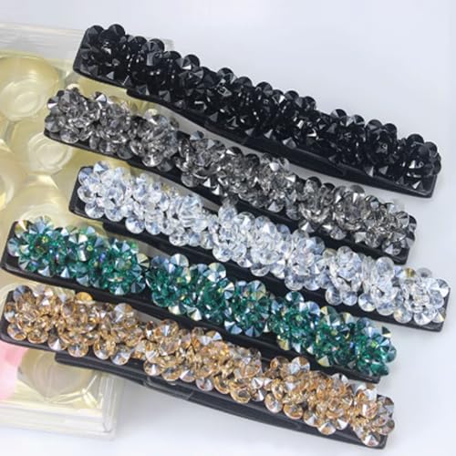 Comfortable Elastic Corset Belt Skirts Decoration and Sweaters Elastic Band Crystal Waist Belt with Dress3