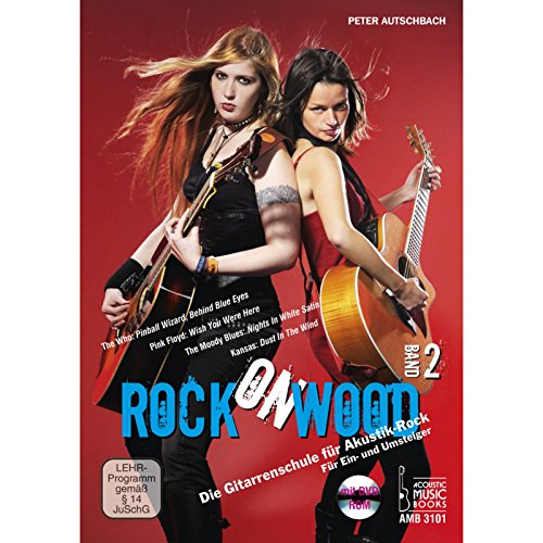 Livre guitare acoustique Peter Autschbach pour jouer du rock sur bois chez soi