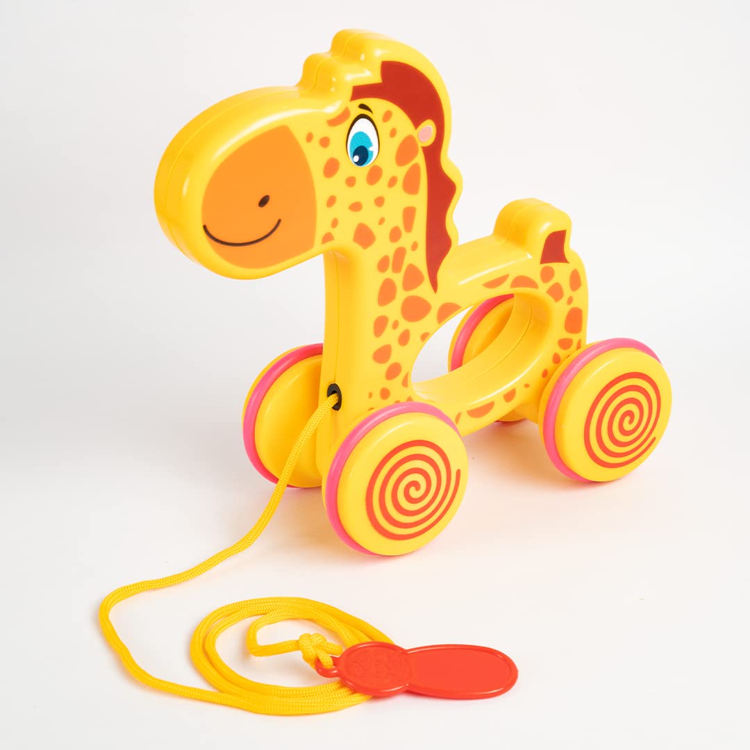 Ratnas Gary The Giraffe Pull Along Toy | Walk & Play Toy for Infant and Preschool Kids Age 18 Months + (B0BGYFVF1N) Amazon Price History, Amazon Price Tracker