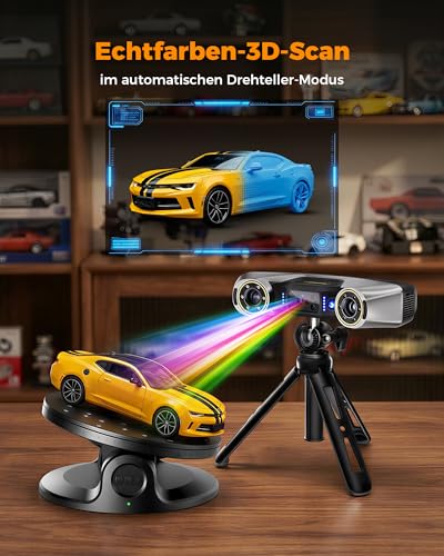 Miniatura 4 de Revopoint Metroy Pro Escáner 3d Láser Azul Profesional, Alta Precisión 0,01 Mm, 62 Líneas De Campo Completo, Wi-Fi 6, Ideal Para Impresión 3d, Ingeniería Inversa, Modelado Cad E Inspección De Calidad