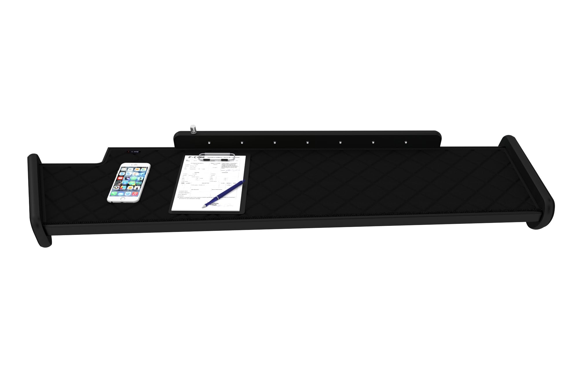 F-CORE Mesas al salpicadero camión Compatible con Man TGX 01.07-03.20 Panel LED 24V Larga Negro