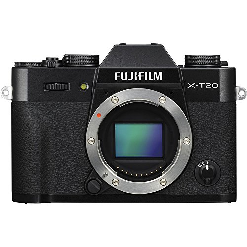 Fujifilm X-T20 Mirrorless Digital Camera, Black (Body Only)