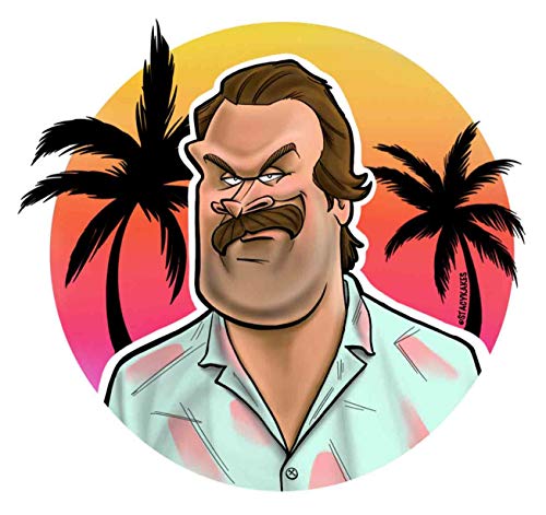 Sticker Stranger Things Jim Hopper vinyle haute résistance extérieur