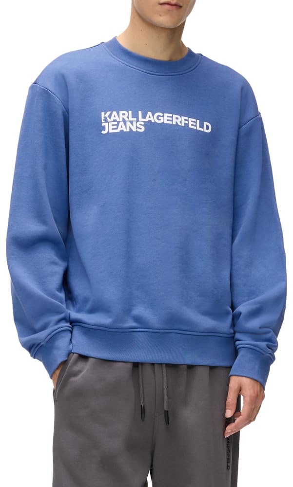 KARL LAGERFELD JEANS Hombre Regular Essential Logo Sweatshirt