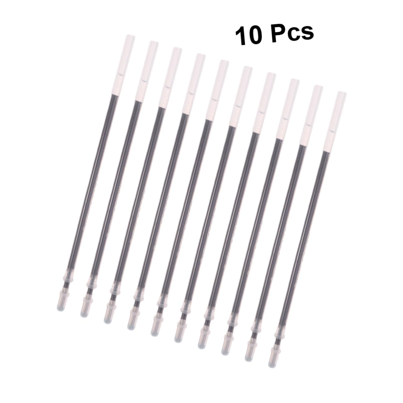 300piezas Bolígrafos De Tela Borrables Calor Recargas De Marcadores De Fabricación Para Sastres y Manualidades Tinta Desaparece Calor Para Acolchado y Confección Negro