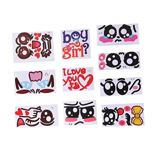 Totority 10 Pçs Adesivos De Bebê Para Decoração De Bebê Adesivos De Scrapbooking Adereços Para Fotog