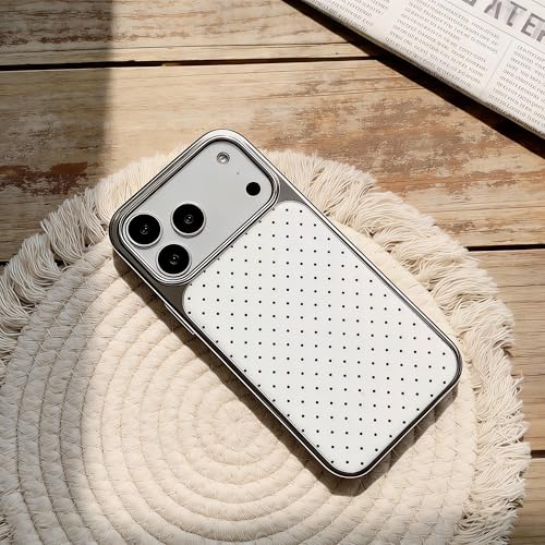 Coque iPhone 15 Pro Max antidérapante argentée en TPU mat résistant - 4