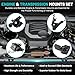 Farrme Engine Motor Mount Transmission Mount Set of 4 Fit for Toyota Corolla Matrix, for Pontiac Vibe 2003-2008 L4 1.8L Automotive Replacement Engine Motor Trans Mount Set#A4220, A4219, A4218, A4221