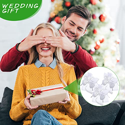 Imanes decorativos mariposa acrílicos con espejos 24 pcs miniatura 4